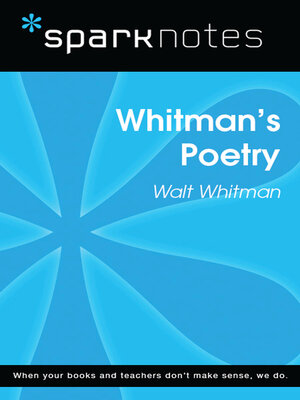 cover image of Whitman's Poetry (SparkNotes Literature Guide)